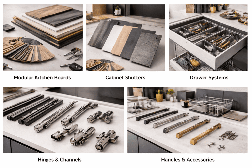 High-Quality Modular Kitchen Materials